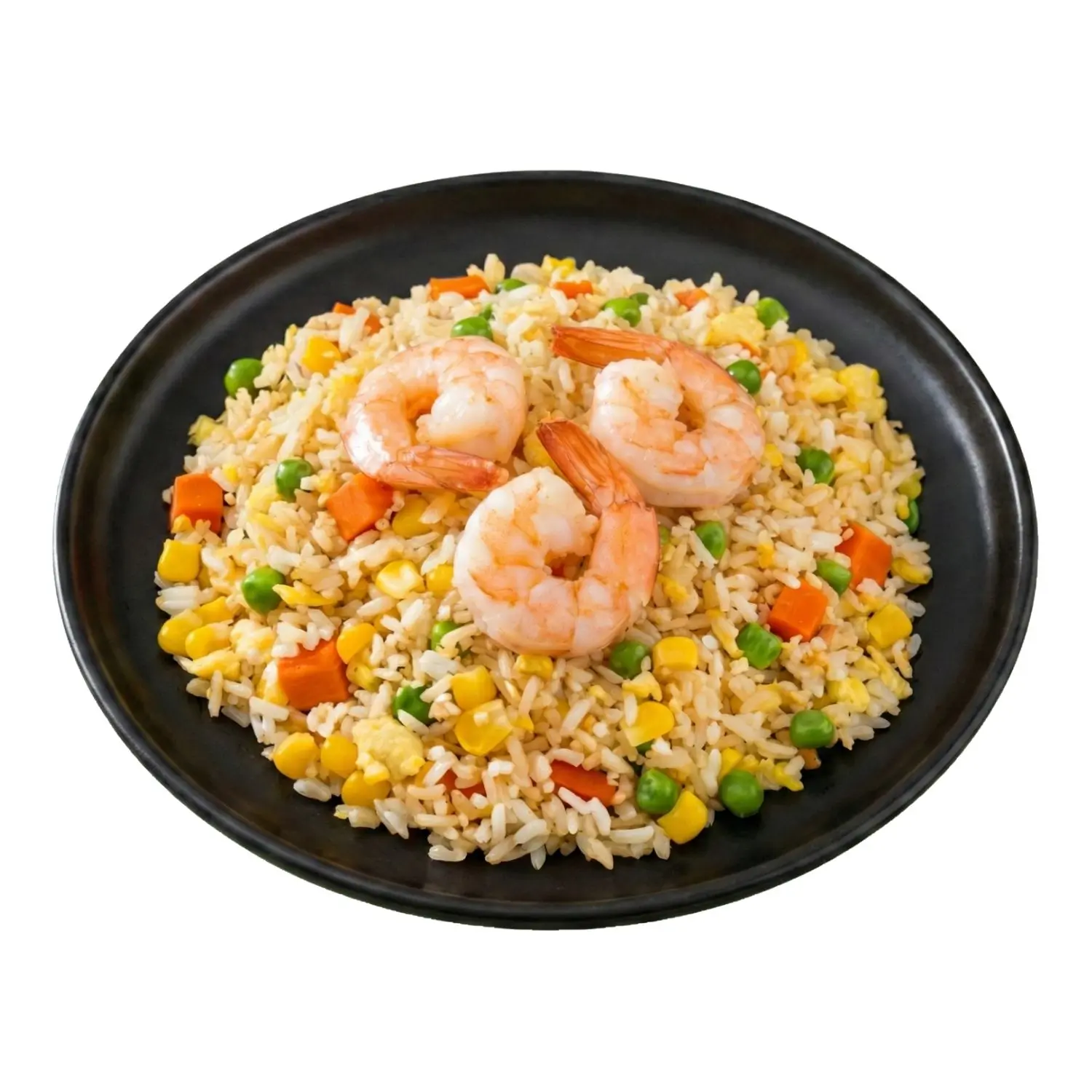 Fried rice with plump shrimp, mixed veggies & scrambled eggs at Chicken Factory, a Fast - Food Restaurant in Riverdale